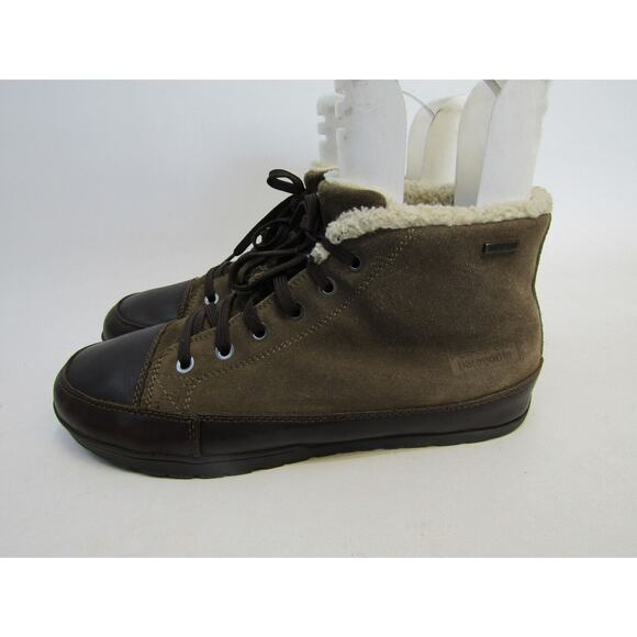 Patagonia Mens Size 8.5 M Brown Suede Lace Up Ankle Boots - Picture 1 of 11